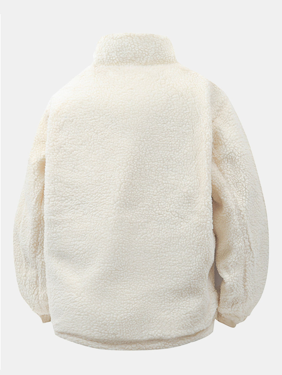 Men's Reversible Teddy Fleece Puffer Jacket – Relaxed Fit