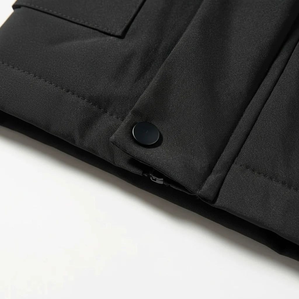 Men's Waterproof Winter Parka Jacket - Fleece Lined