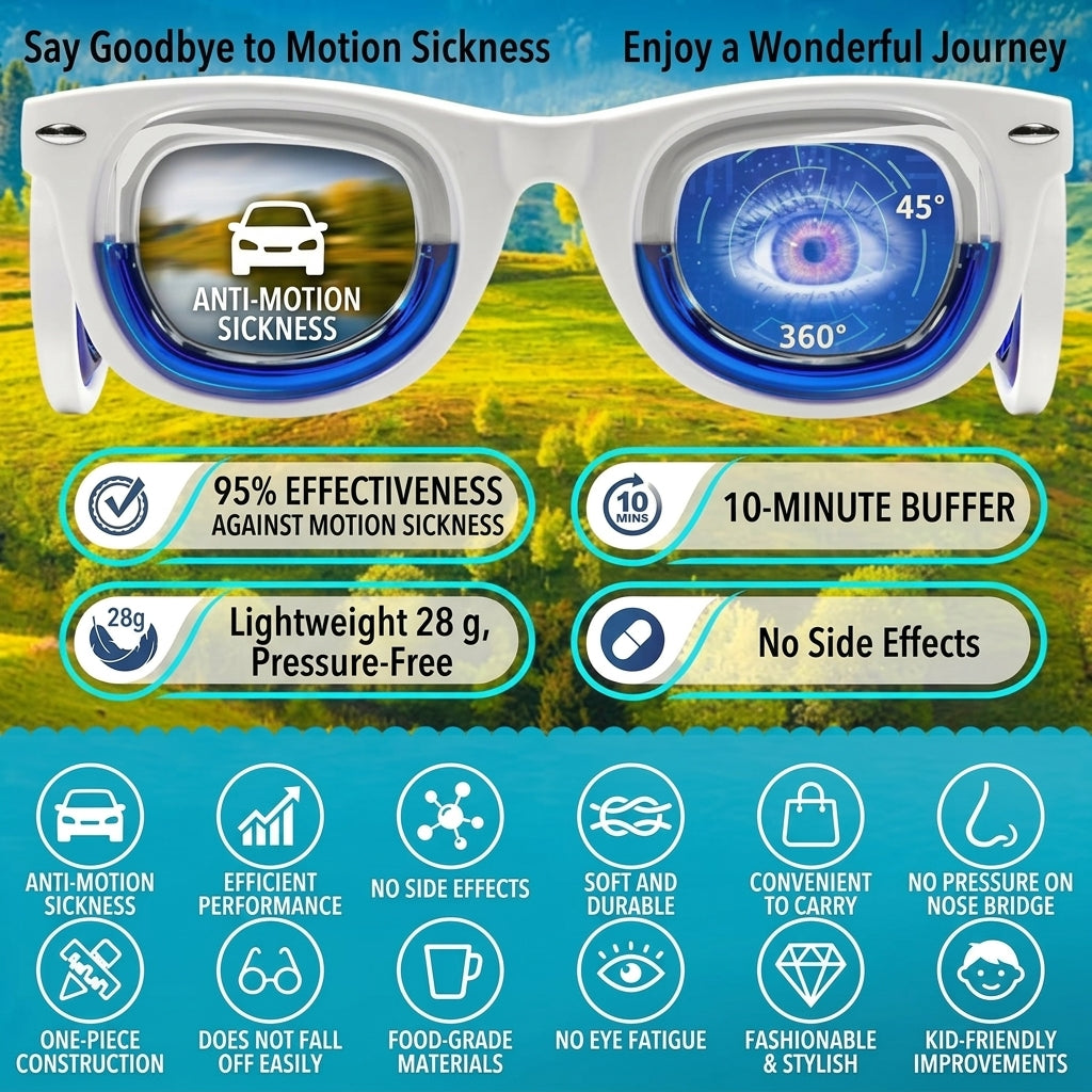 Travel Glasses Kids Motion Sickness Relief