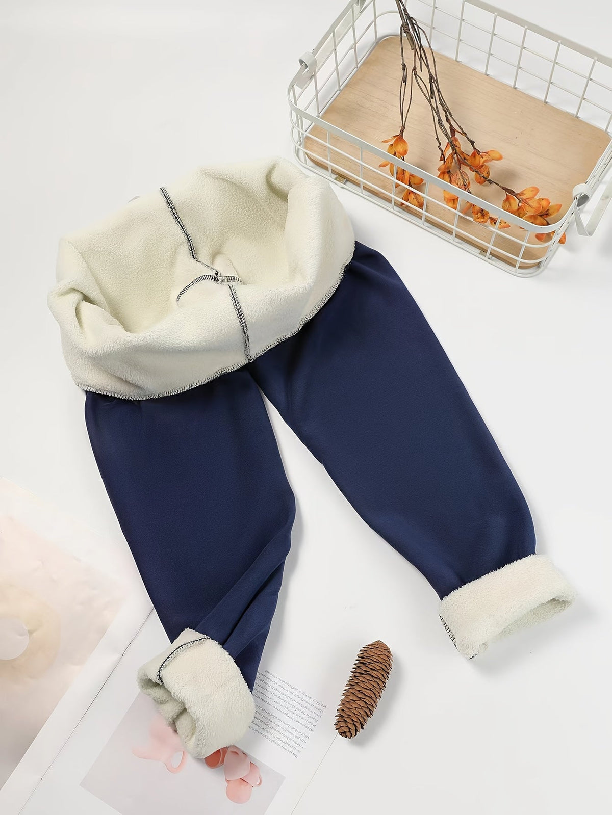 Women's High-Waist Winter Leggings - Cozy Lined