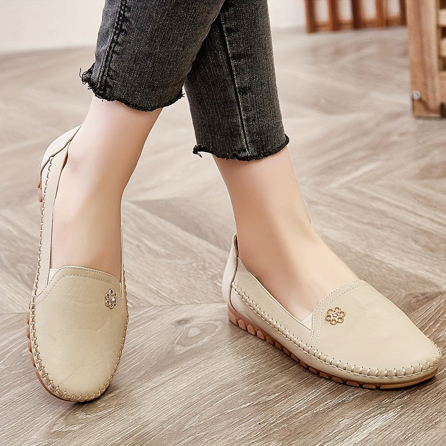 Women's Soft Slip-On Loafers - Lightweight Everyday Comfort