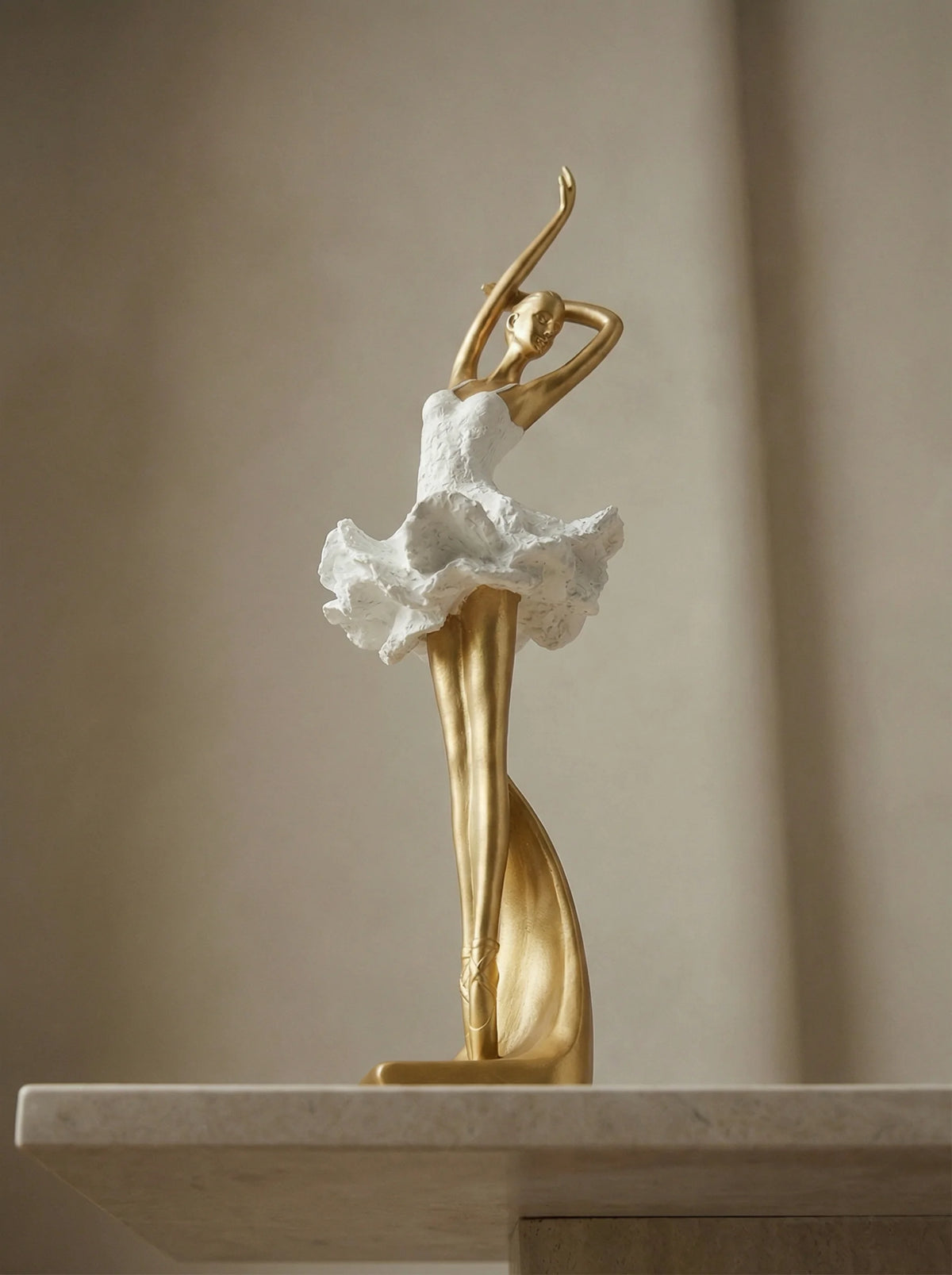 Decorative Figurine | Ballet Dancer Form-Figurine-Lightsnest