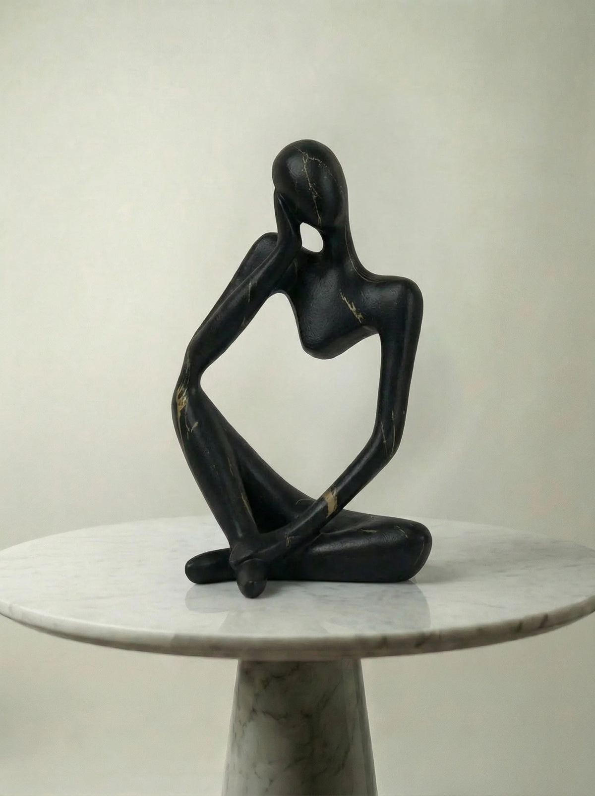Decorative Figurine | Abstract Seated Figure-Figurine-Lightsnest