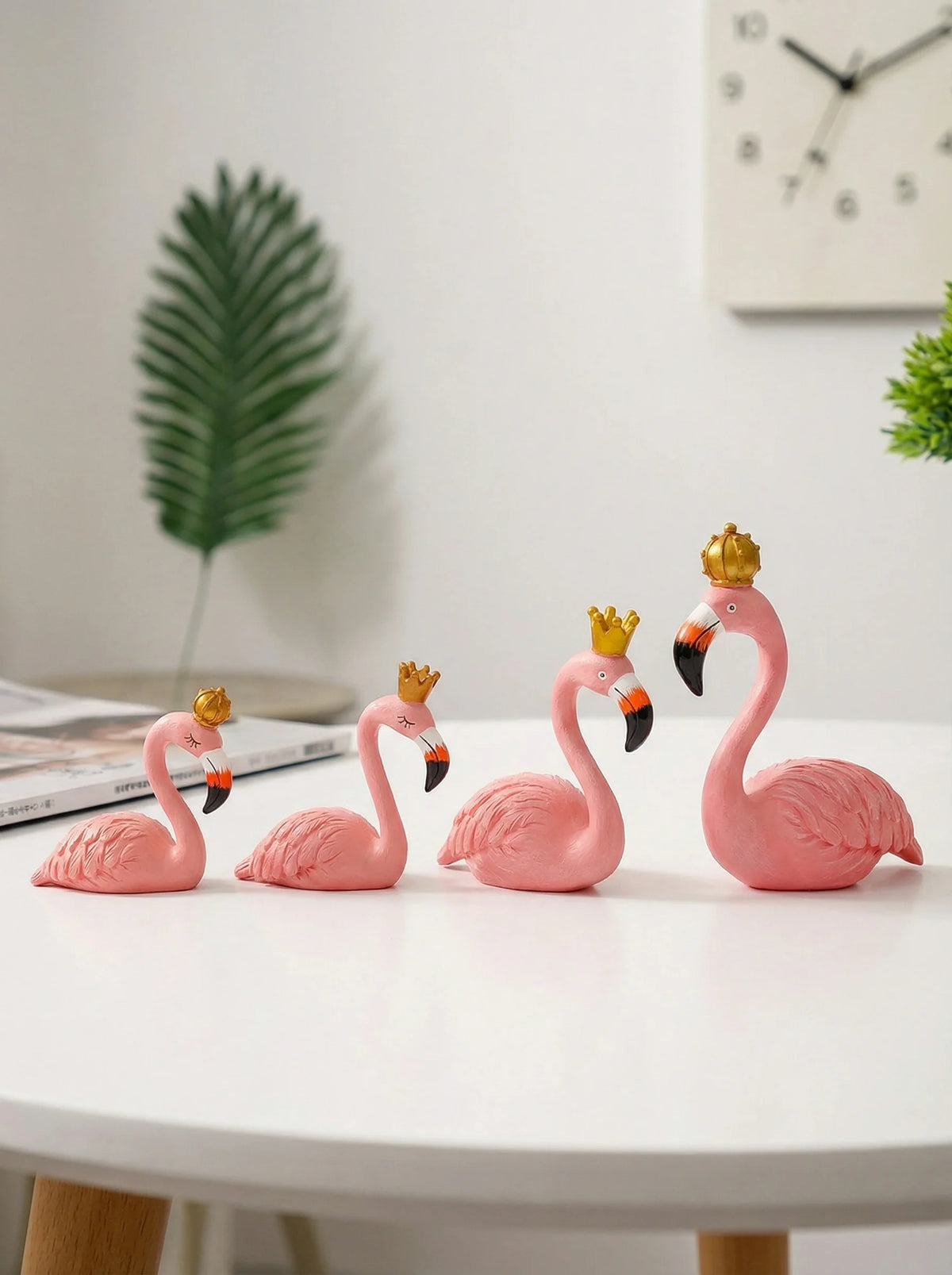 Decorative Figurine | Flamingo Standing Form-Figurine-Lightsnest