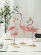 Decorative Figurine | Flamingo Standing Form-Figurine-Lightsnest