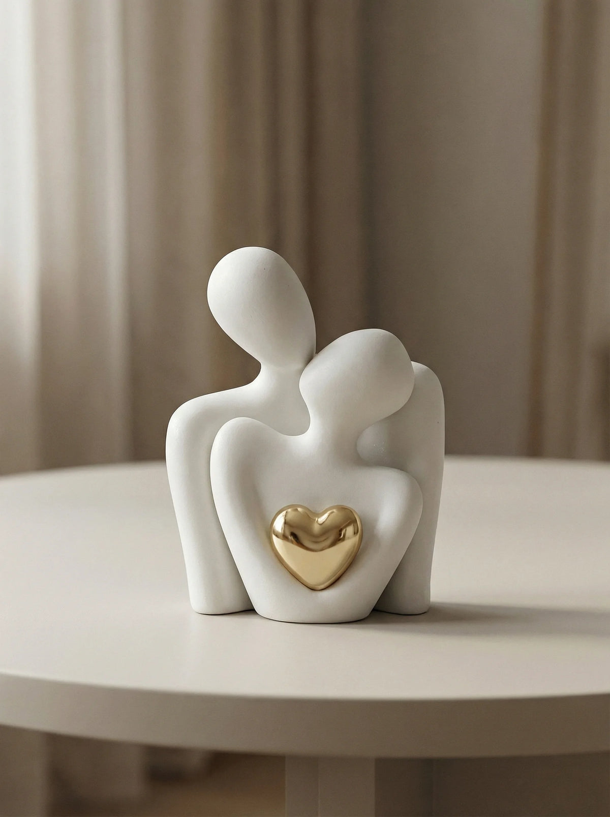 Decorative Figurine | Abstract Couple Form-Figurine-Lightsnest