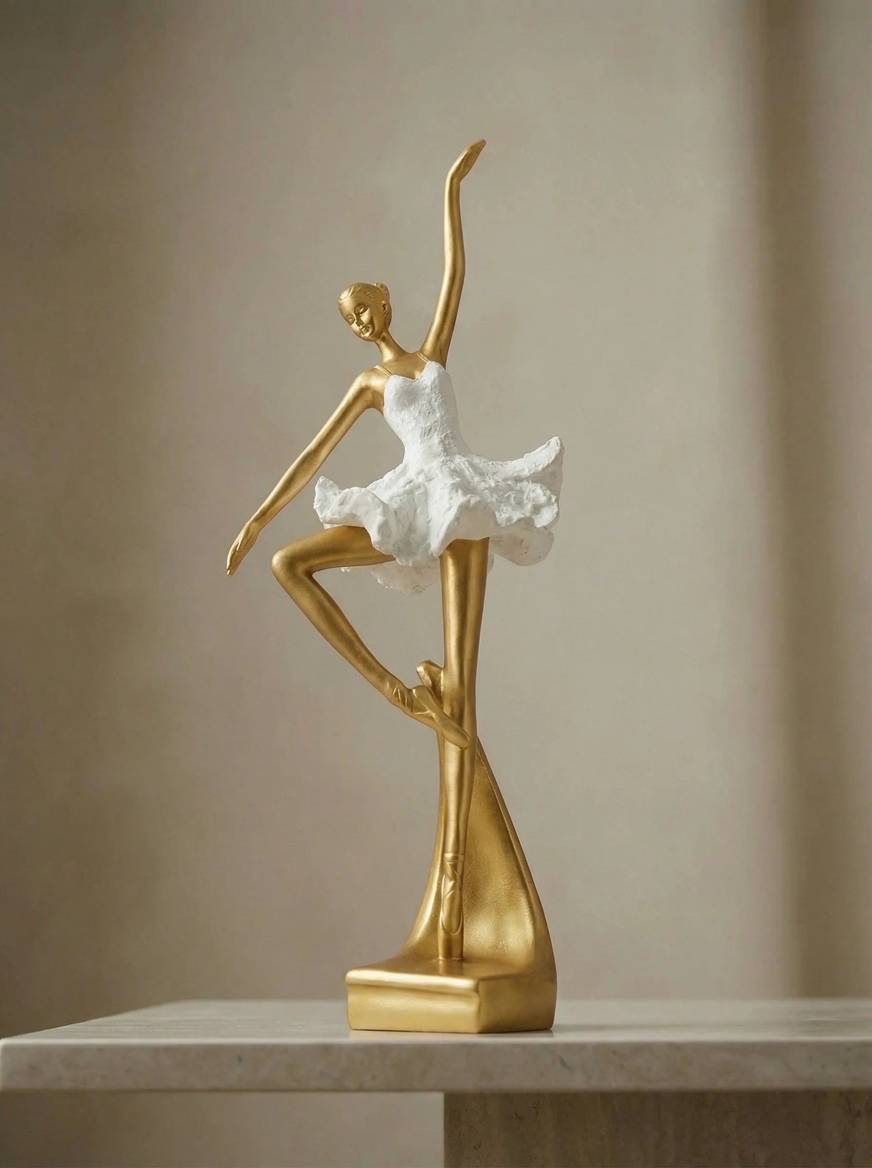 Decorative Figurine | Ballet Dancer Form-Figurine-Lightsnest