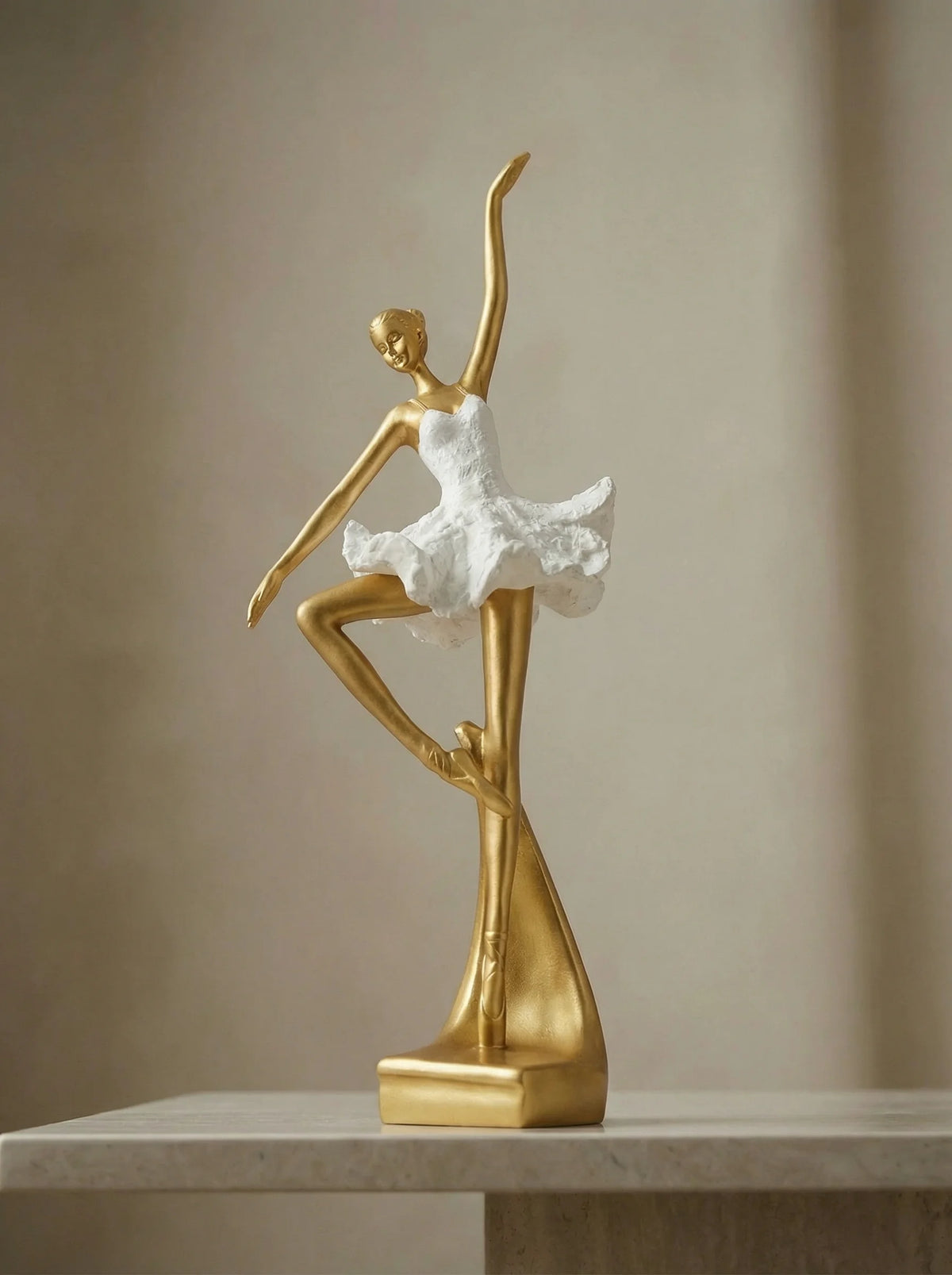 Decorative Figurine | Ballet Dancer Form-Figurine-Lightsnest