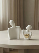Decorative Figurine | Abstract Couple Form-Figurine-Lightsnest