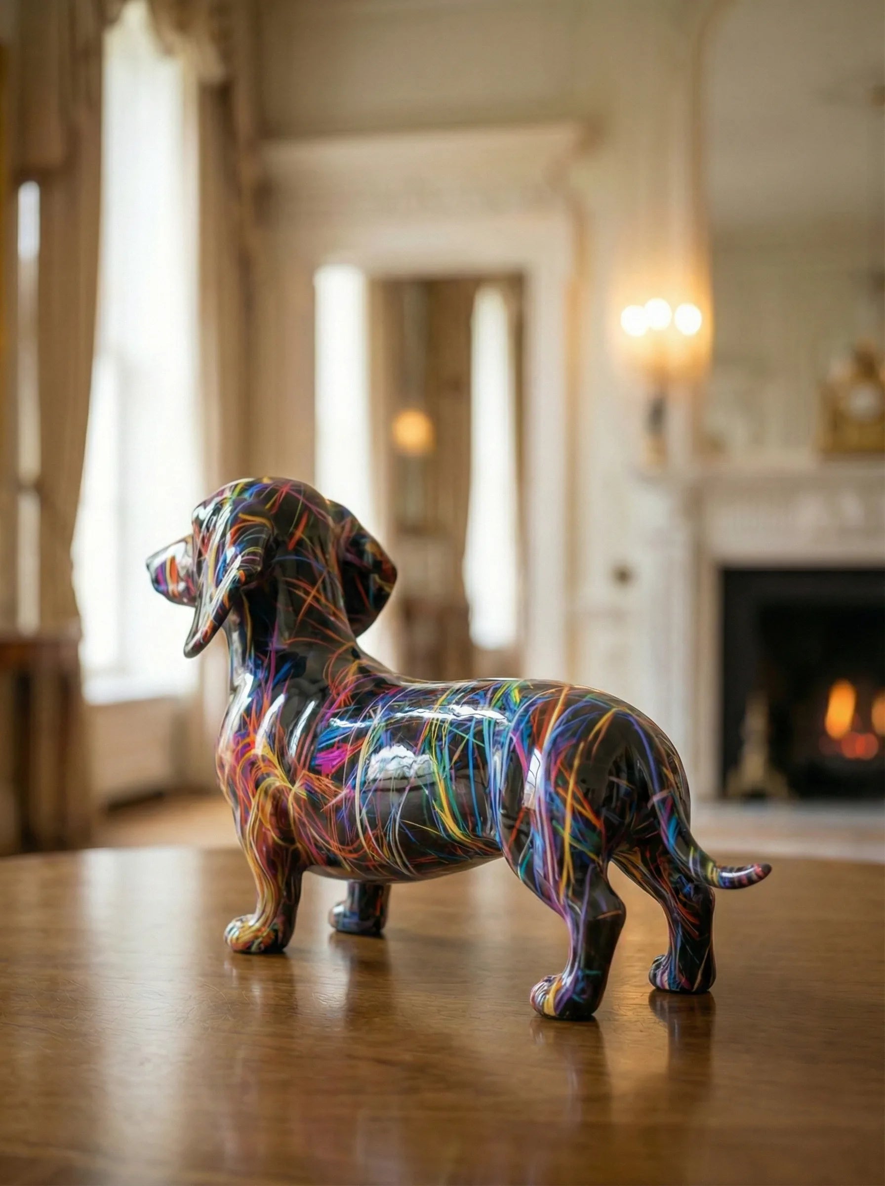 Decorative Sculpture | Dog Figure Design-Figurine-Lightsnest