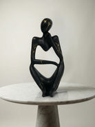 Decorative Figurine | Abstract Seated Figure-Figurine-Lightsnest