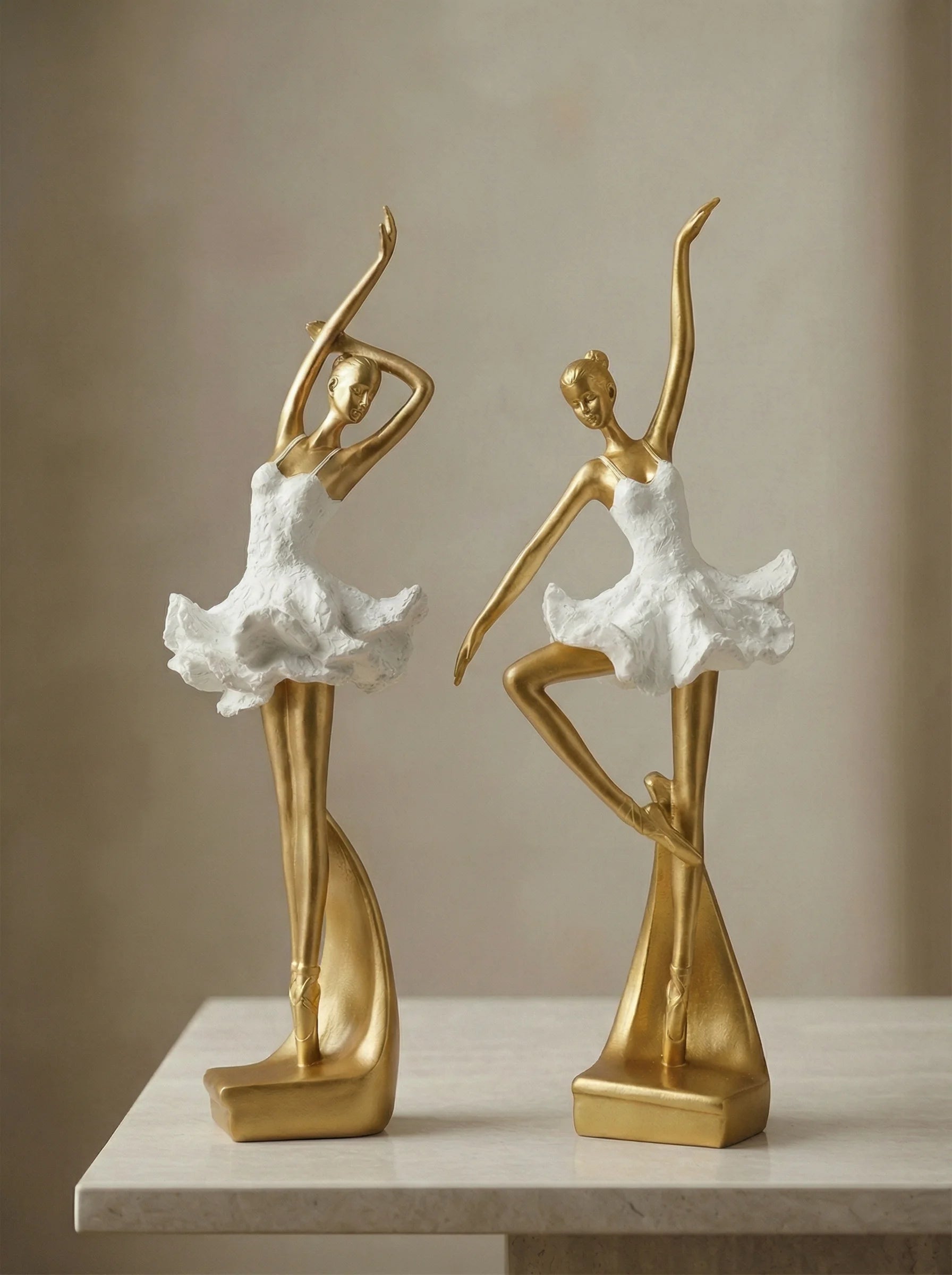 Decorative Figurine | Ballet Dancer Form-Figurine-Lightsnest