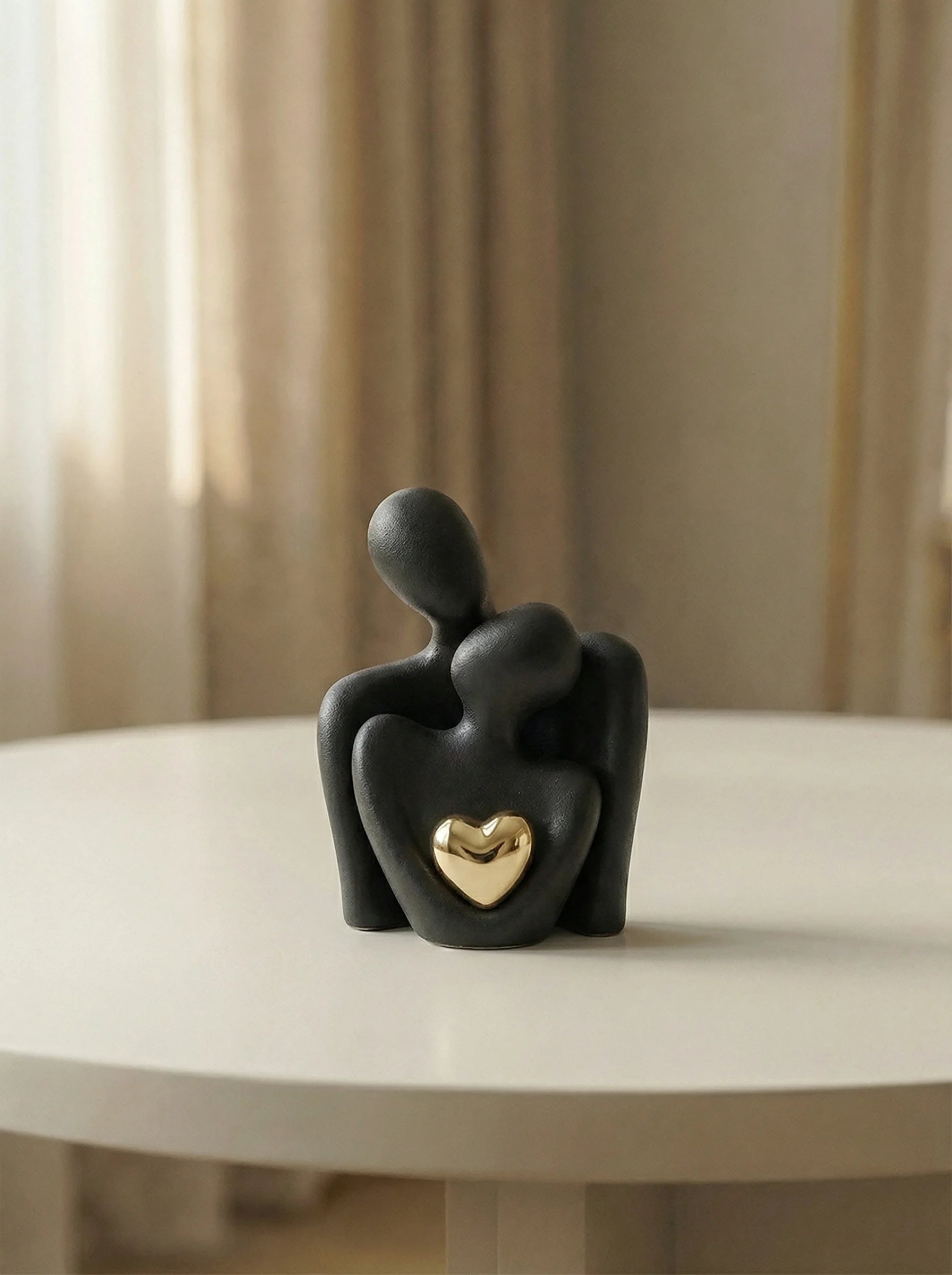 Decorative Figurine | Abstract Couple Form-Figurine-Lightsnest