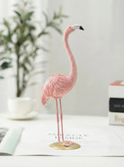 Decorative Figurine | Flamingo Standing Form-Figurine-Lightsnest