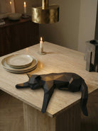 Decorative Figurine | Geometric Cat Form-Figurine-Lightsnest