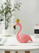 Decorative Figurine | Flamingo Standing Form-Figurine-Lightsnest