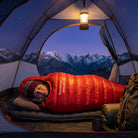 Sleeping bag with ripstop nylon and adjustable hood