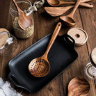 Wooden Kitchen Utensil Set with Holder