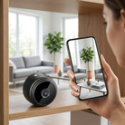 Compact WiFi Camera with Night Vision and Remote Viewing