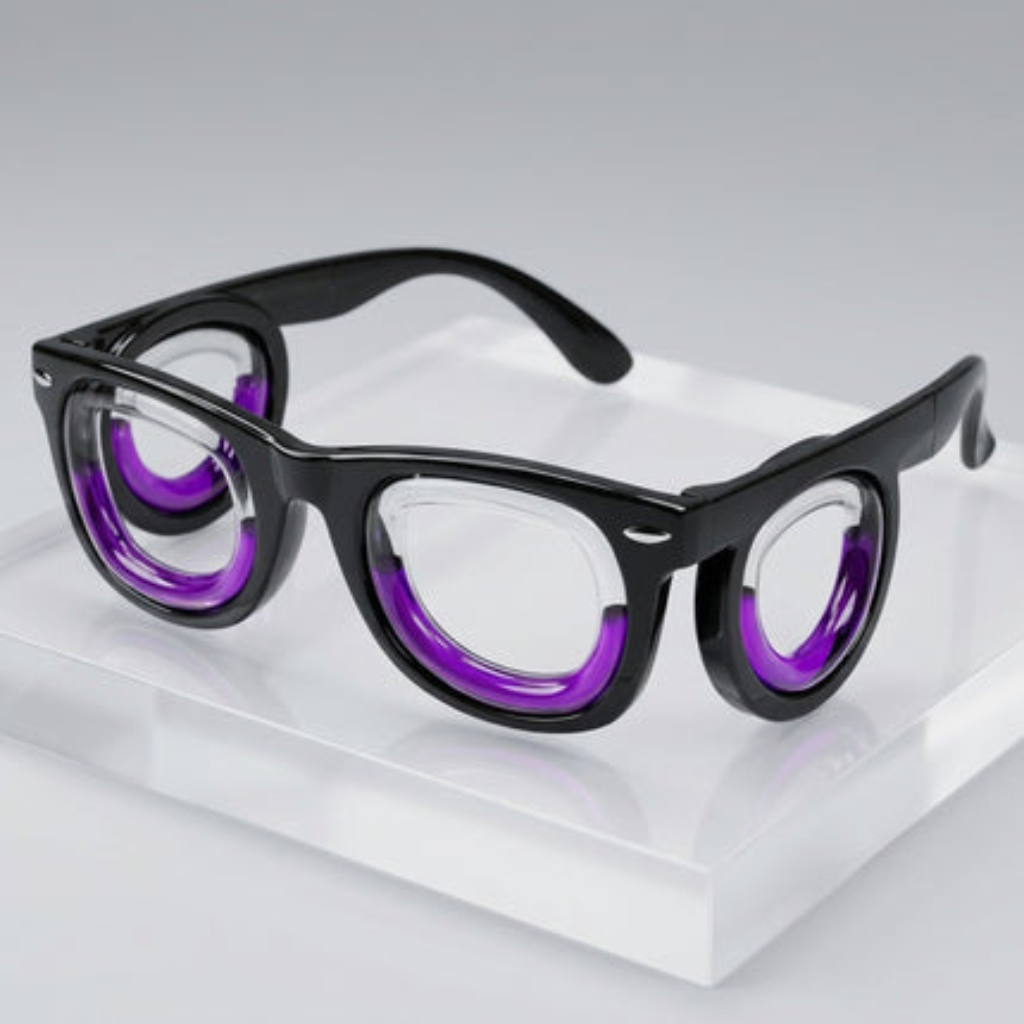 Travel Glasses Kids Motion Sickness Relief - black kids