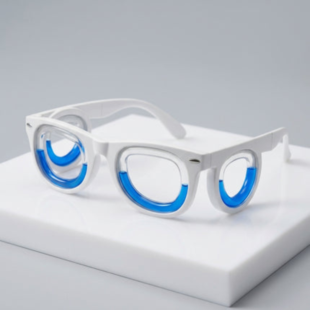 Travel Glasses Kids Motion Sickness Relief - white kids