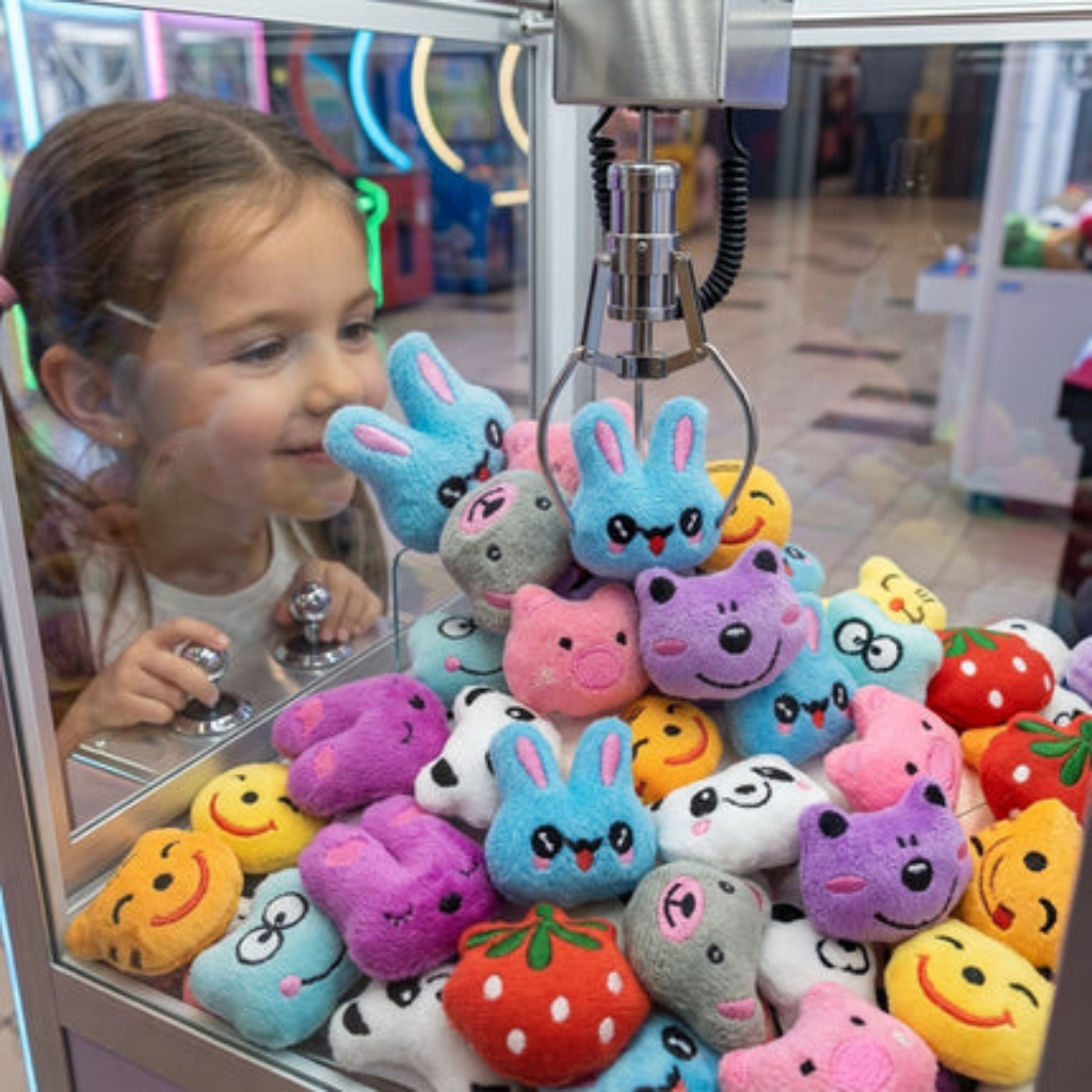Plush Dolls Mini Claw Machine Toy Set Ten Pieces