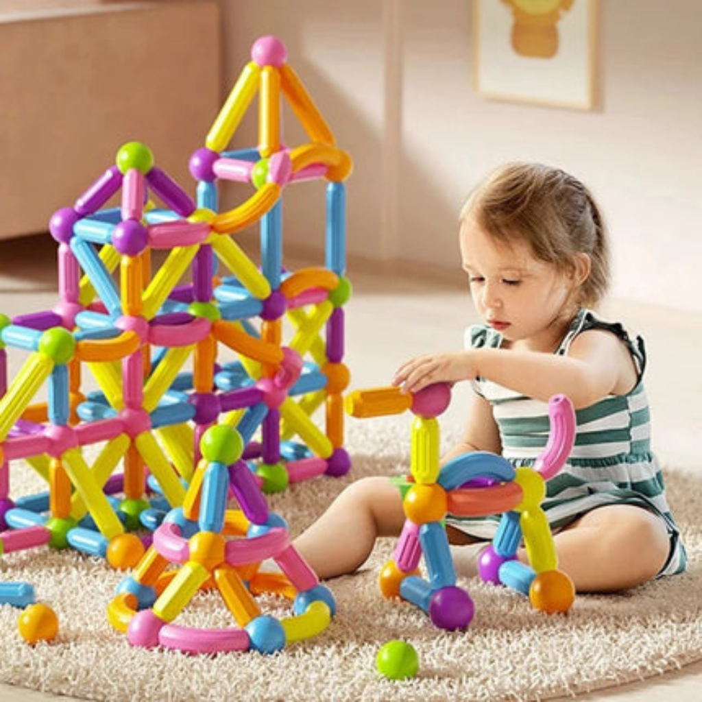 Magnetic Blocks Montessori Educational Construction Toy