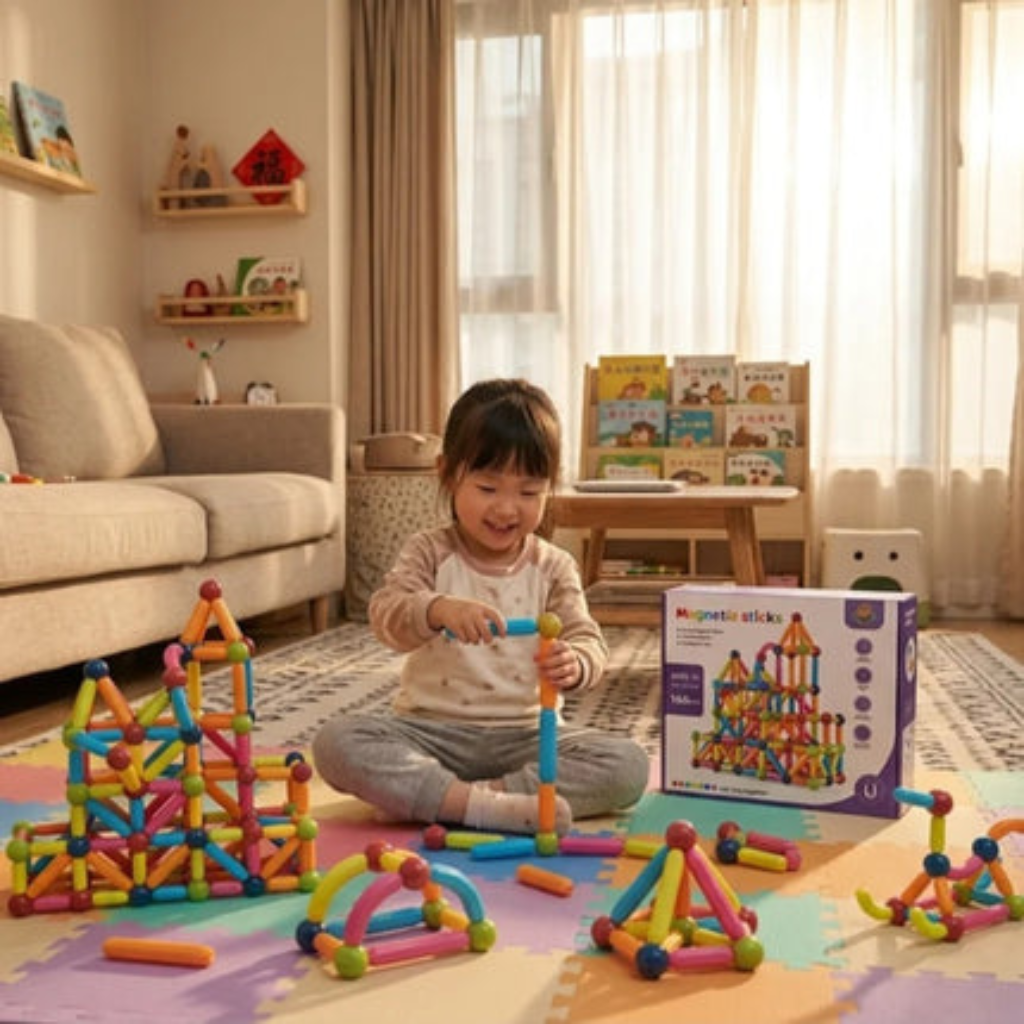 Magnetic Blocks Montessori Educational Construction Toy