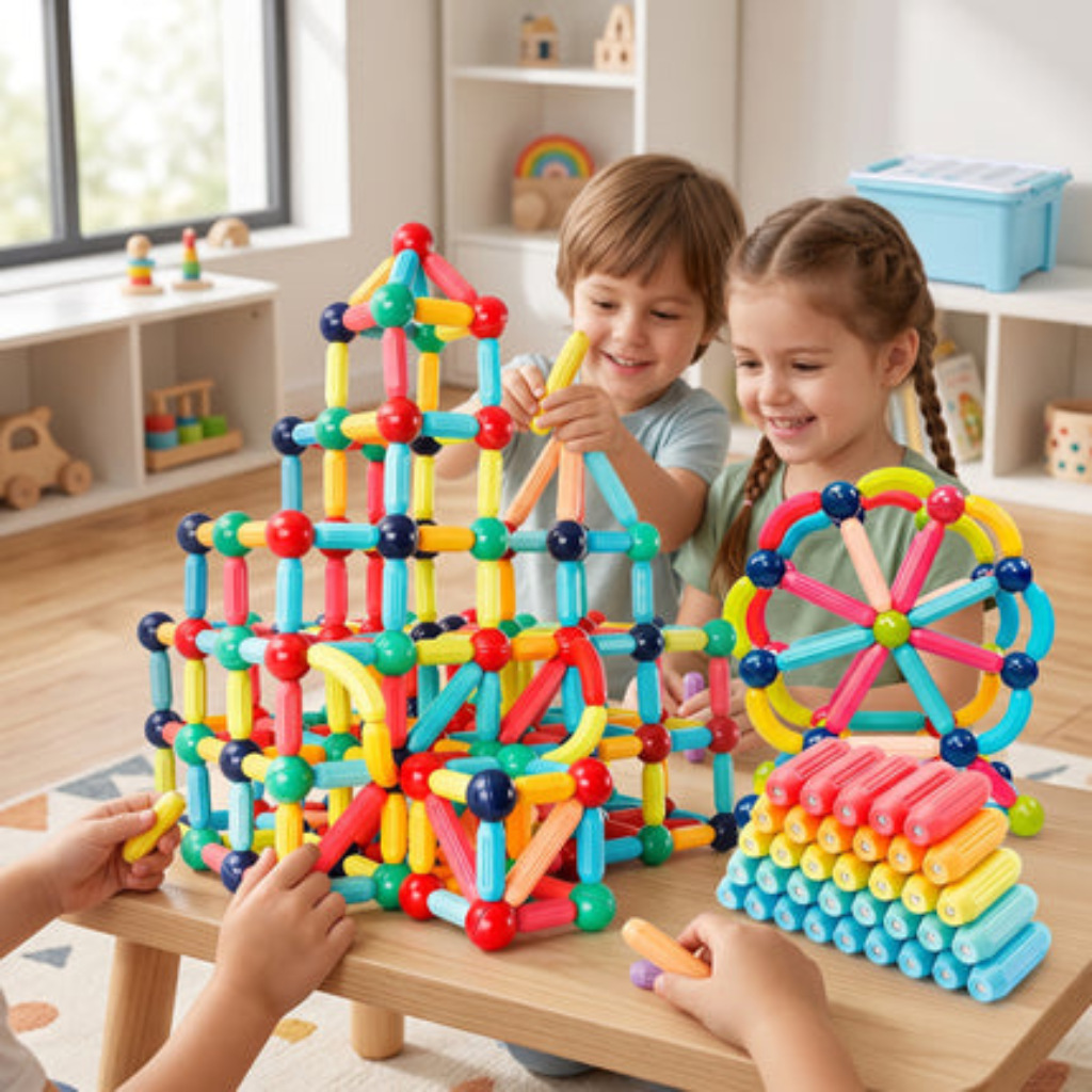 Magnetic Blocks Montessori Educational Construction Toy