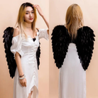 Costume Wings Feathered Angel Halloween Cosplay Accessory