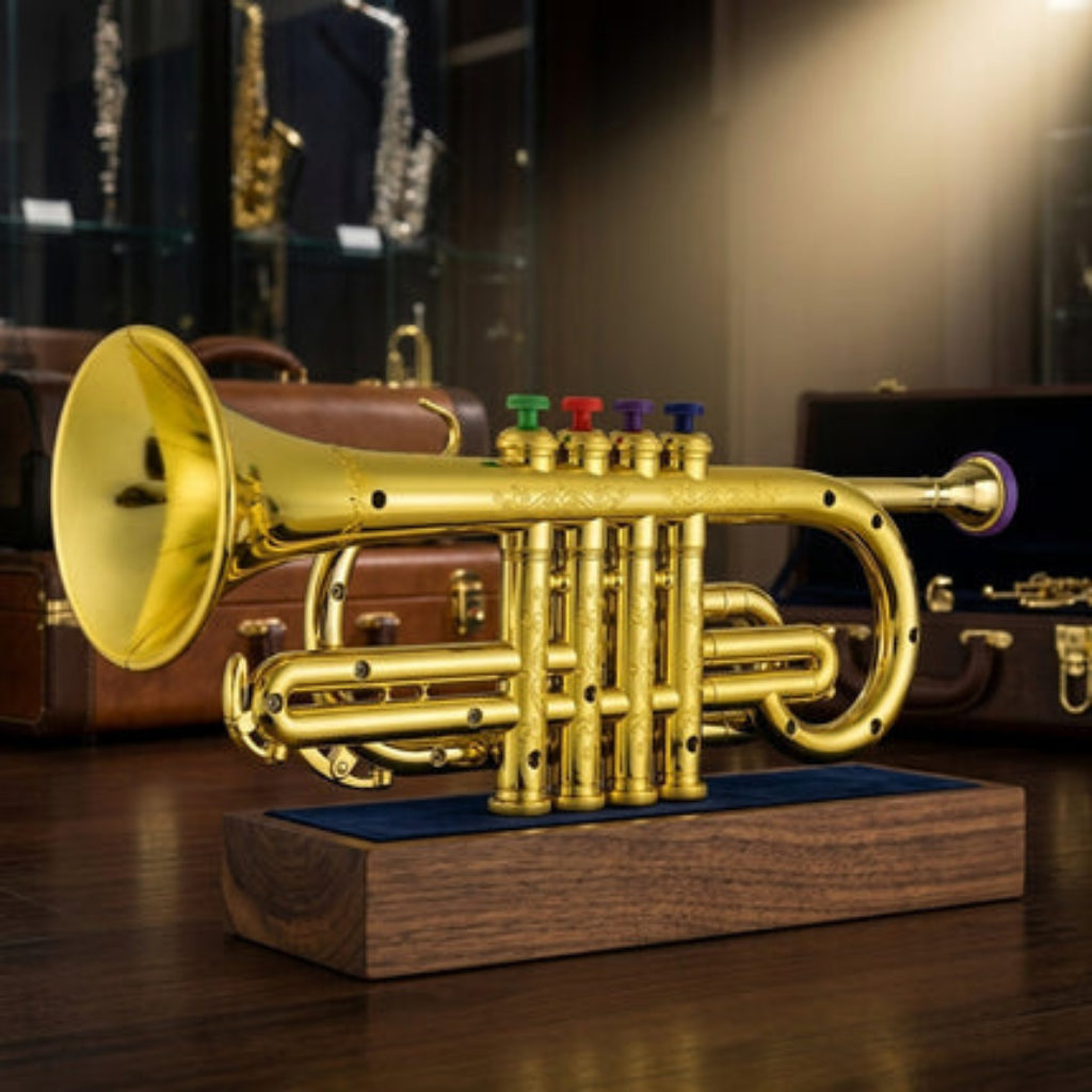 Kids Trumpet Toy Realistic Sound Musical Instrument