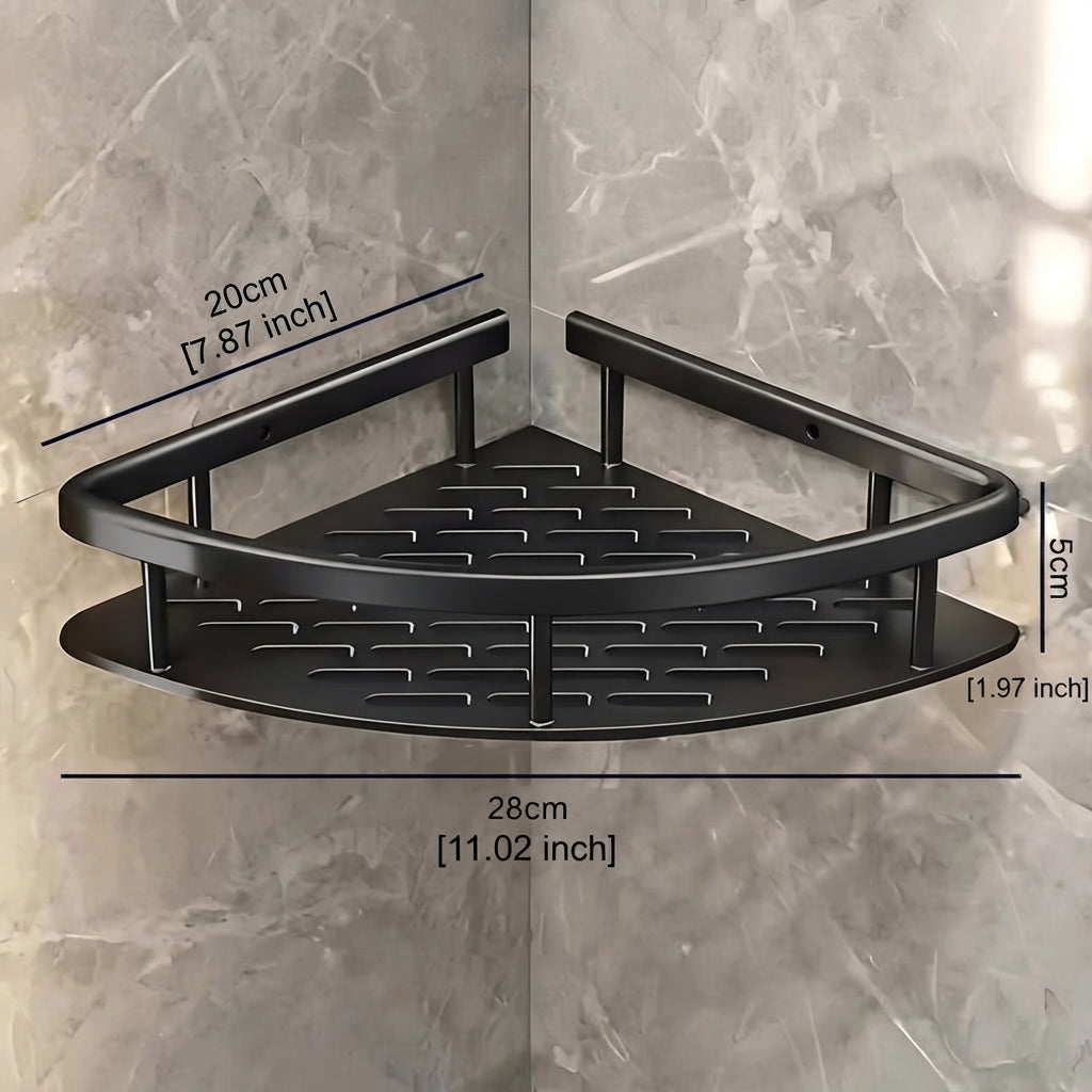 Shower Shelf with Corner Storage Wall Mounted