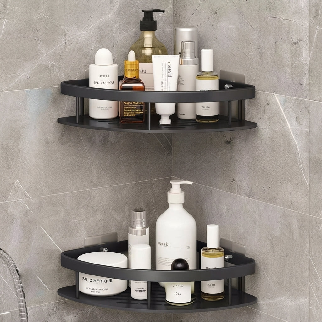 Shower Shelf with Corner Storage Wall Mounted