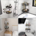Shower Shelf with Corner Storage Wall Mounted