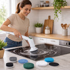 Electric Cleaning Scrub Brush with Eight Functions