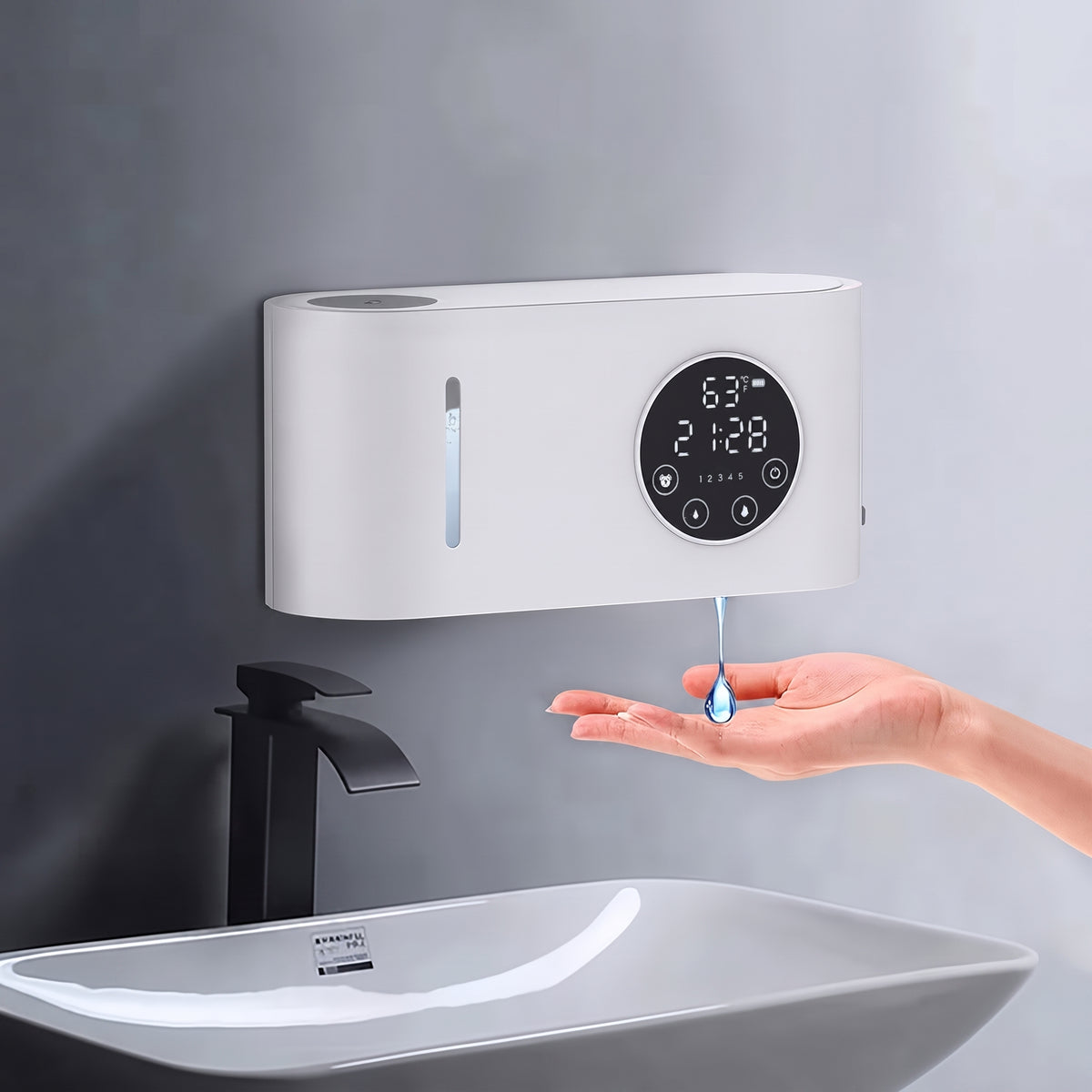Touchless Soap Dispenser with Sensor Wall Mounted