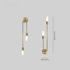 Indoor wall lamp with adjustable up down LED light