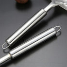 Kitchen Utensil Set with Stainless Steel Ergonomic Handles