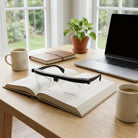 Reading Glasses with Near and Far Vision Adjustable Magnification