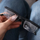 Reading Glasses with Near and Far Vision Adjustable Magnification