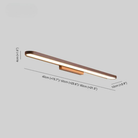Slim LED bathroom mirror wall light bar