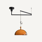 Pendant ceiling light with vintage swing arm