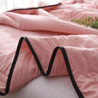 Quilted summer bedspread coverlet for bed