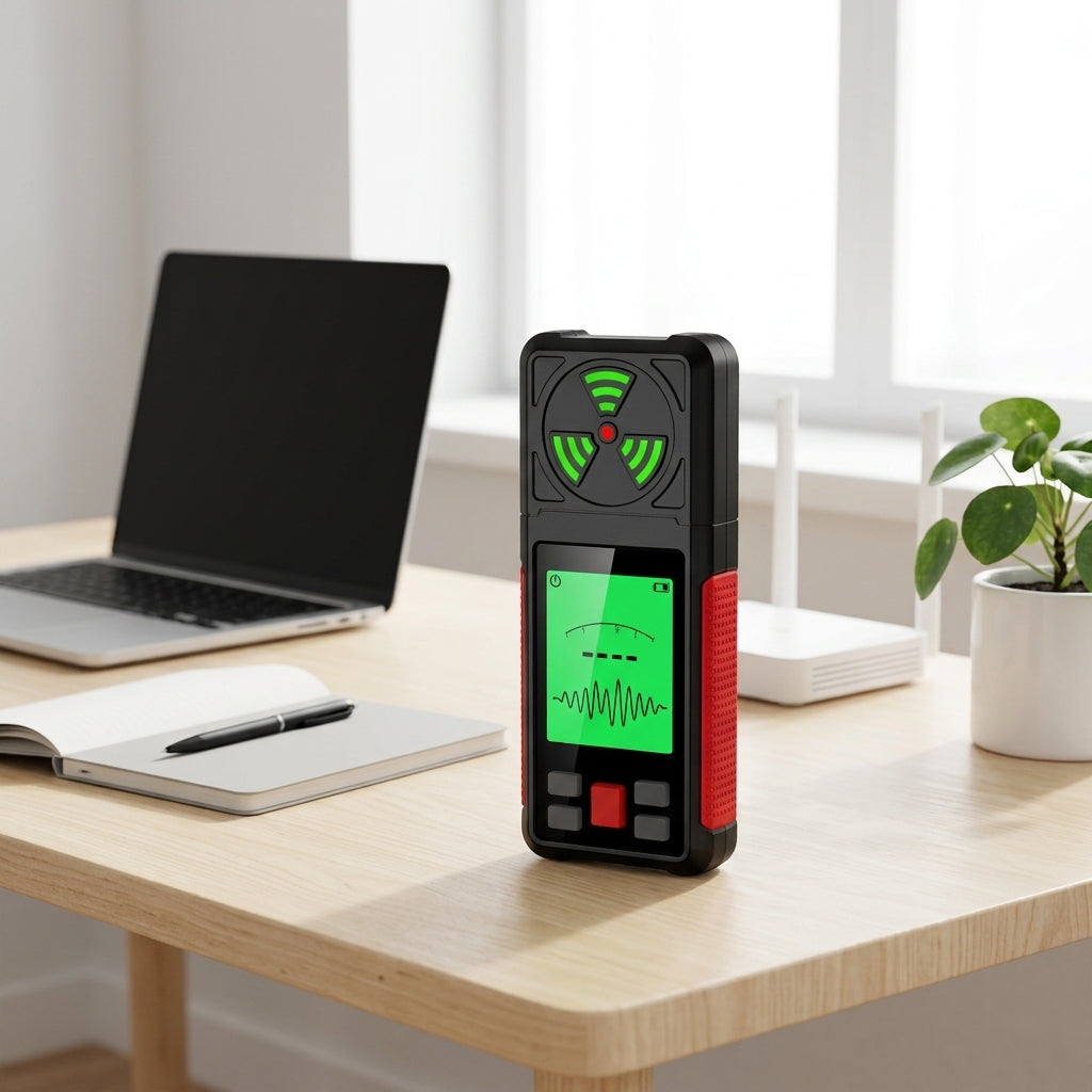 EMF Meter with LCD Display for Electromagnetic Radiation Detection