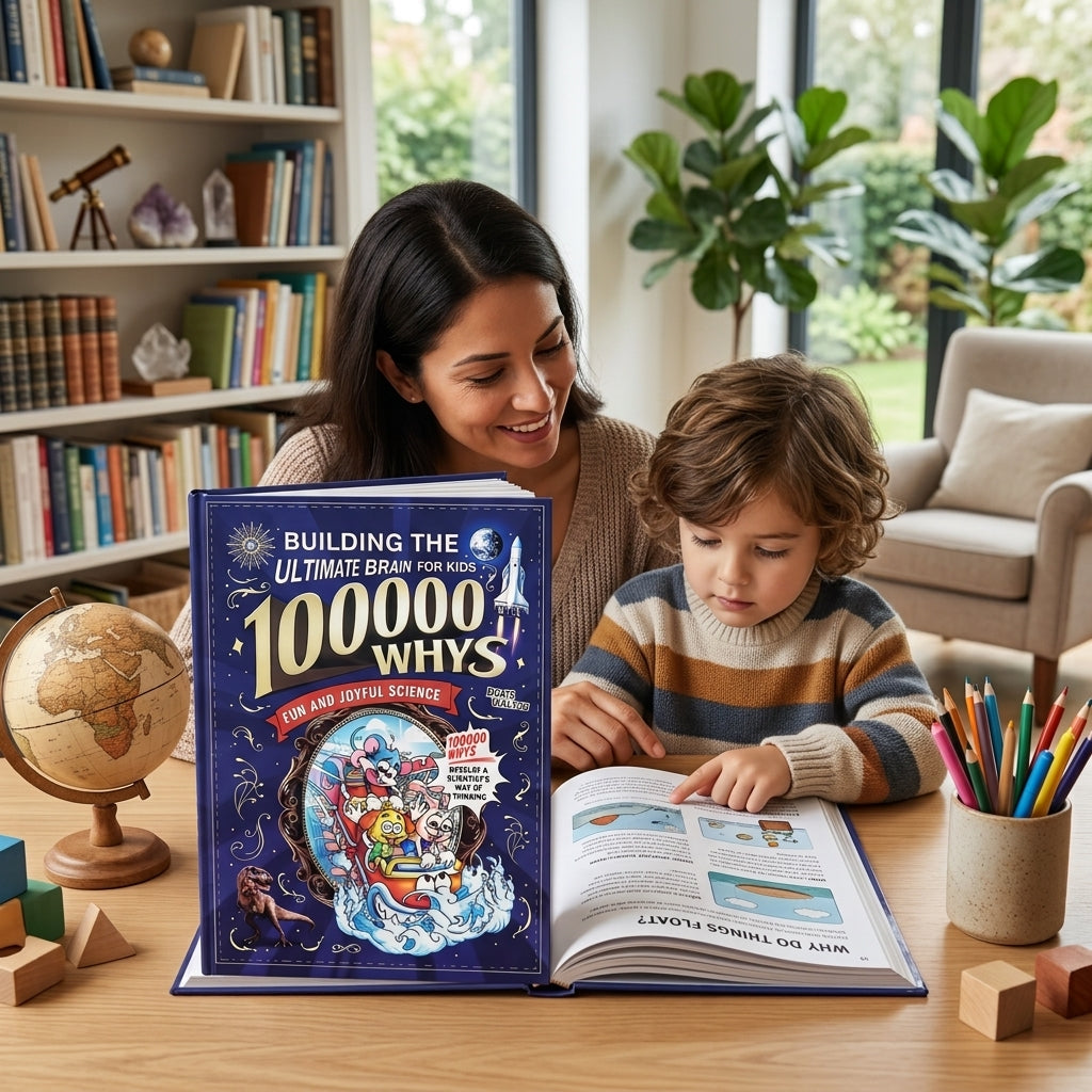 Science Book for Kids with Critical Thinking Guide and Illustrations