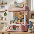 Claw Machine Toy with Plush Animal Dolls for Kids - pink