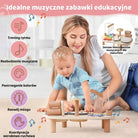 Musical xylophone table with bells for baby sensory play
