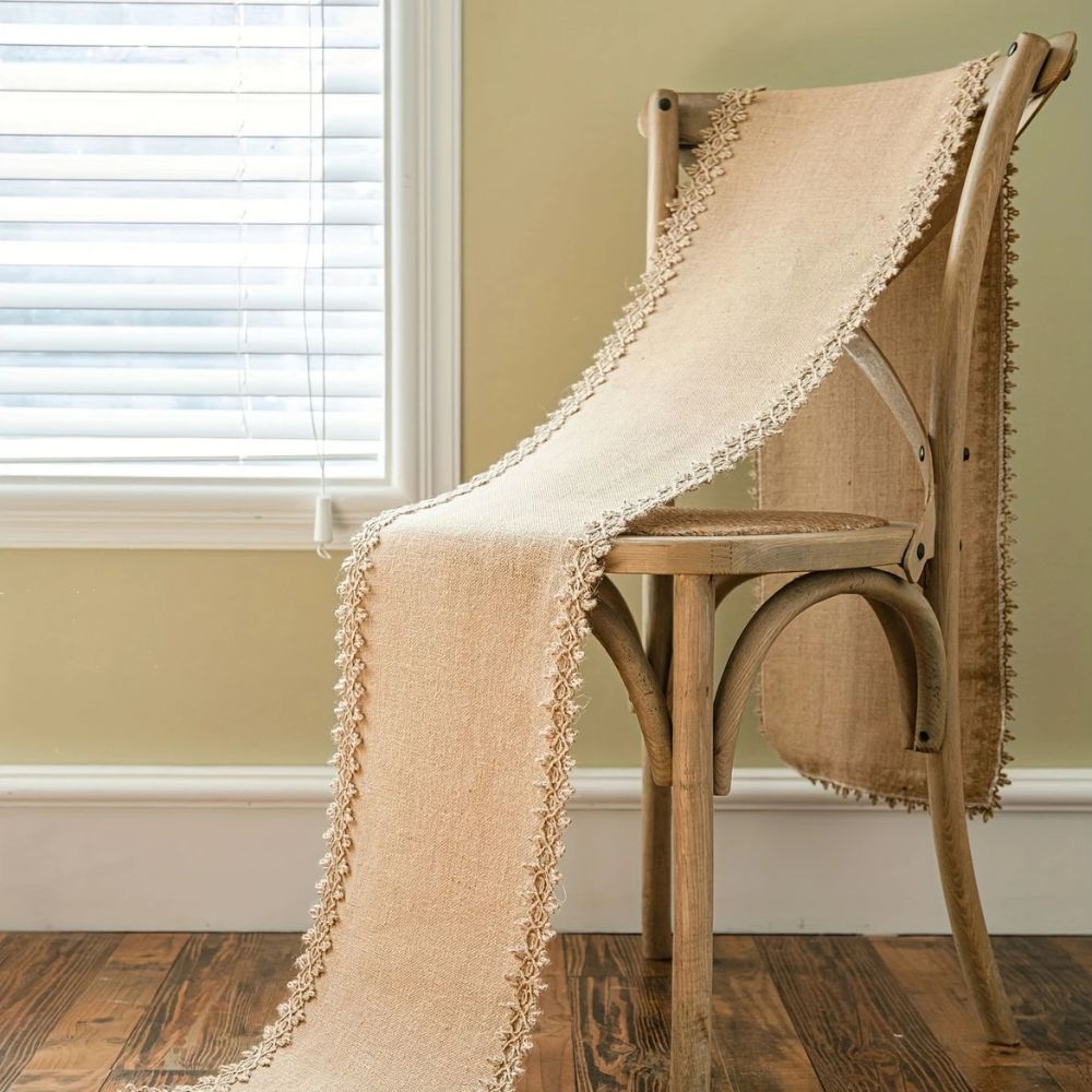Table Runner Natural Rustic Jute Dining Decor