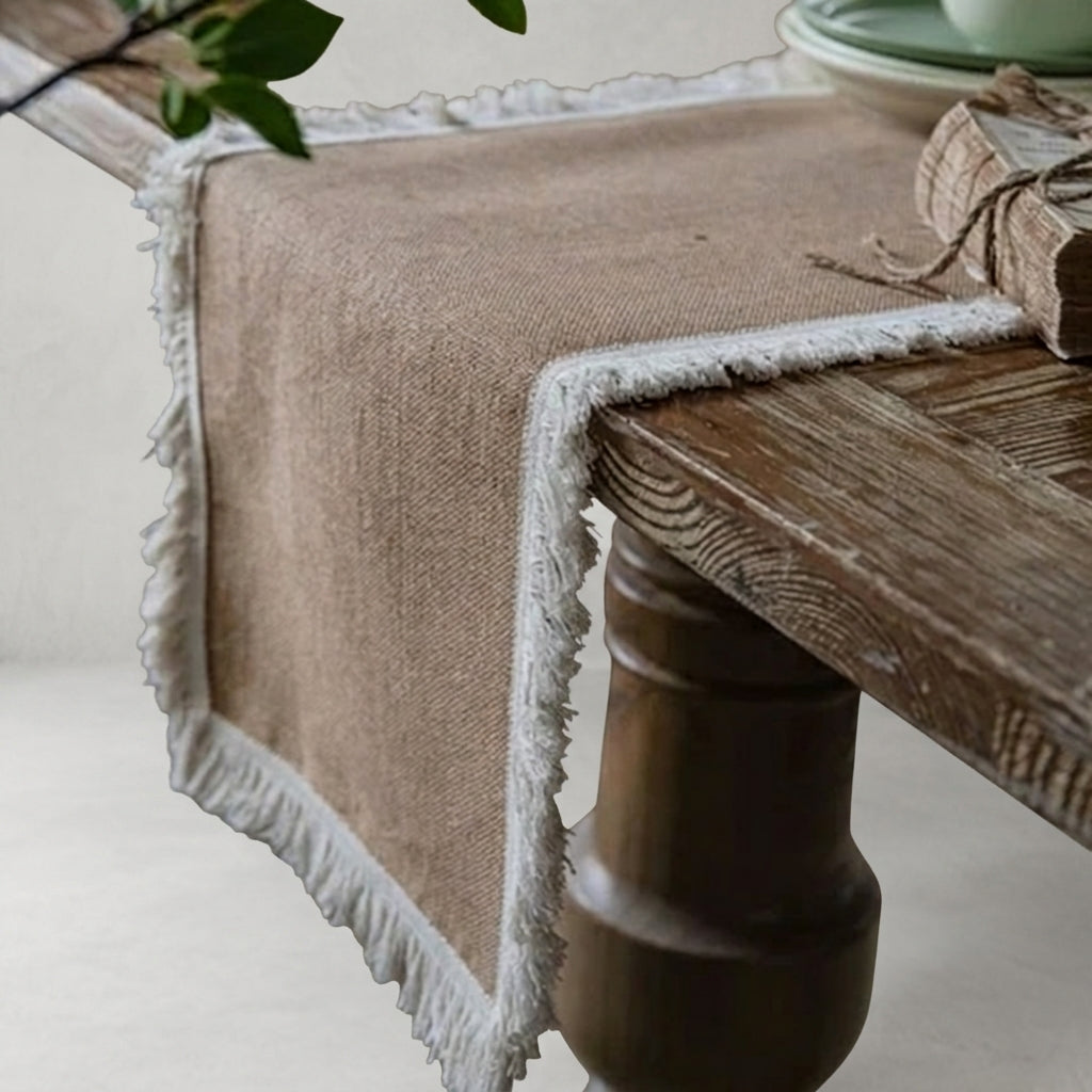 Table Runner Natural Rustic Jute Dining Decor