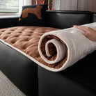 Sofa Cover Quilted Button Living Room